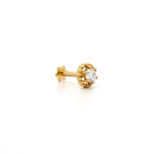 Leya Nakshatra Diamond Nose Pin