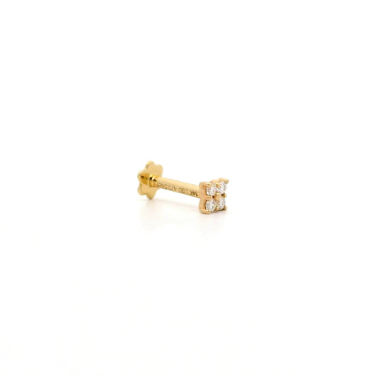 Liora Floral Diamond Nose Pin