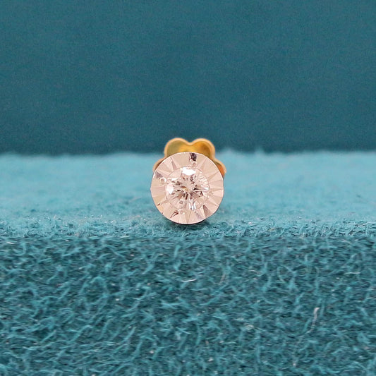 Kaela Solitaire Diamond Nose Pin