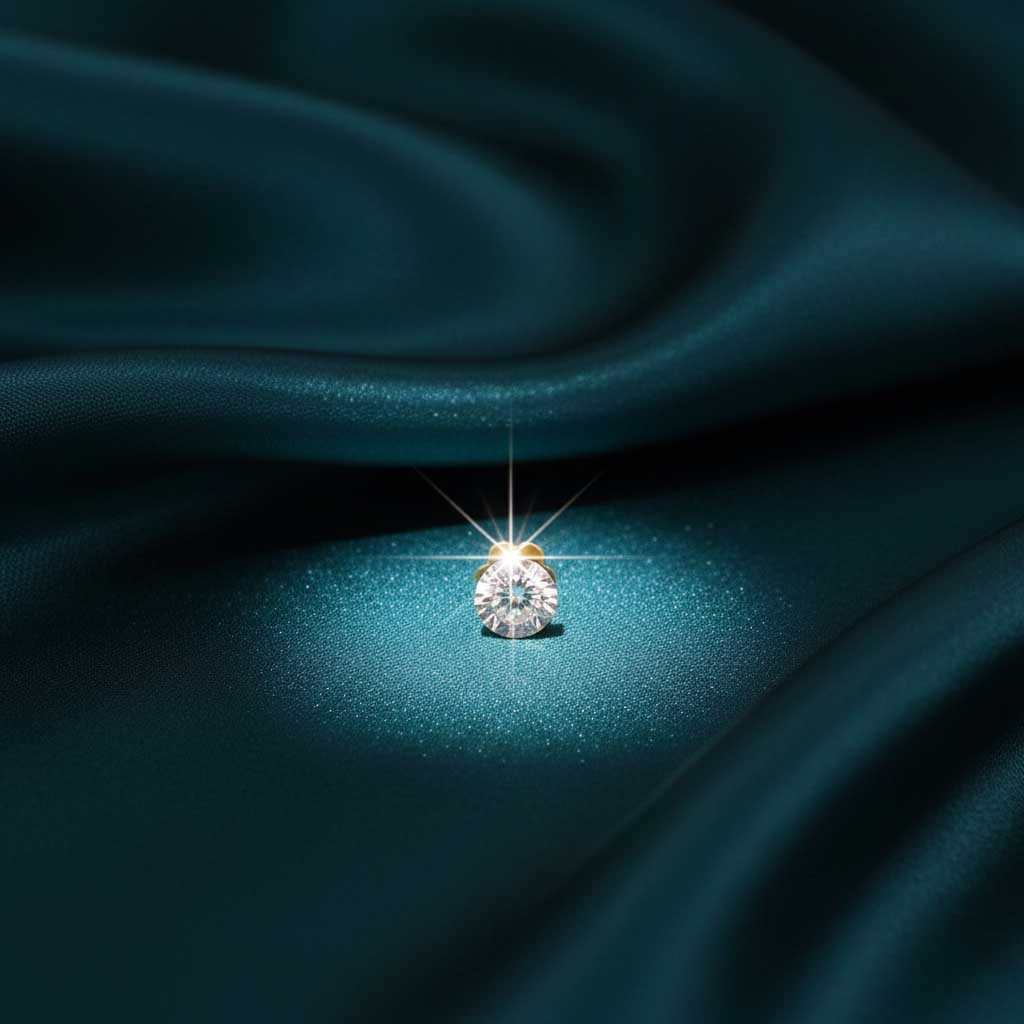 Kaela Solitaire Diamond Nose Pin