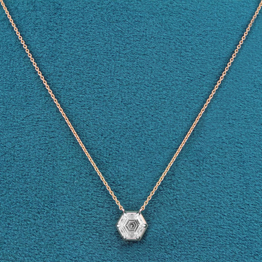 Irien Flame Diamond Pendant and Chain