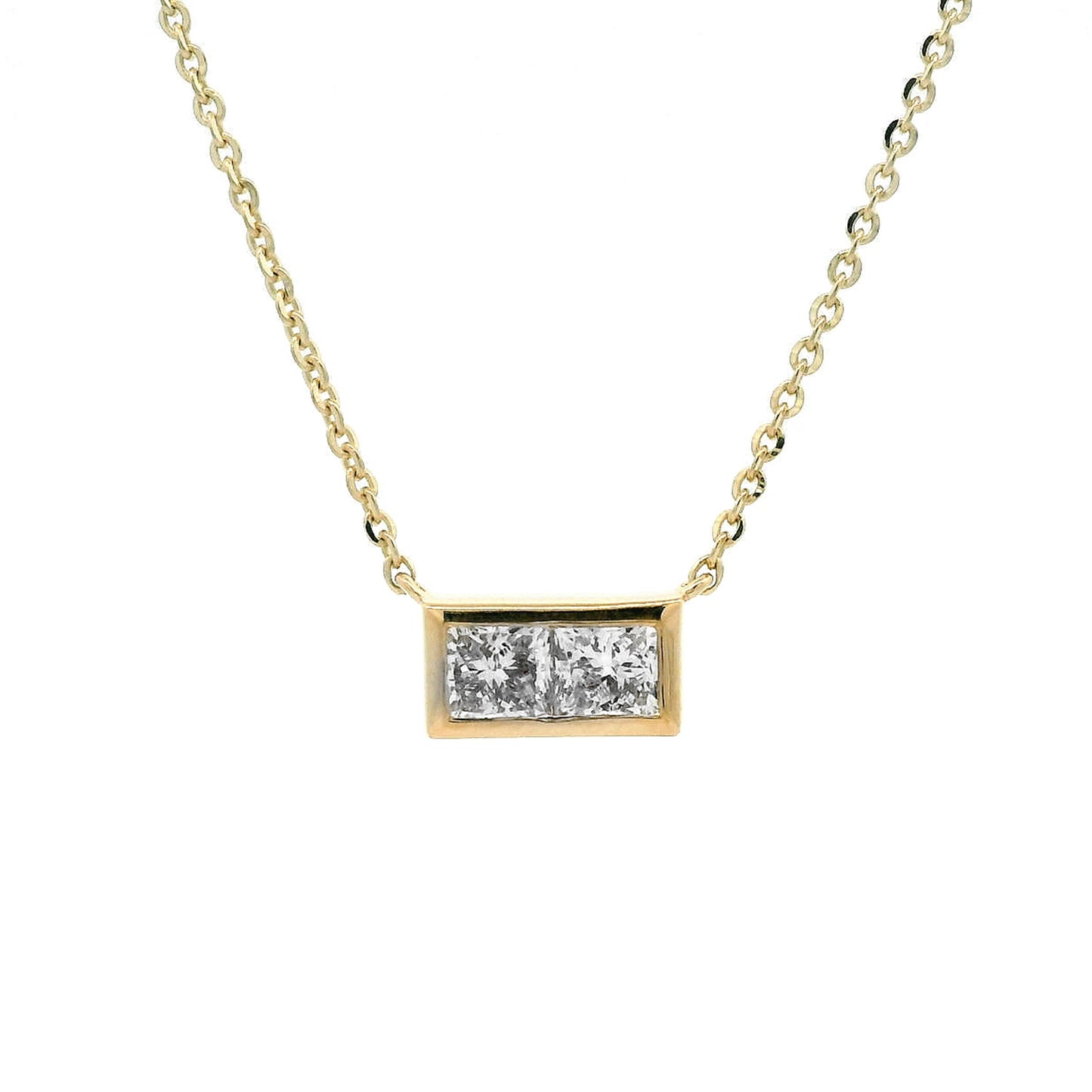 Aylen Arc Diamond Pendant and Chain
