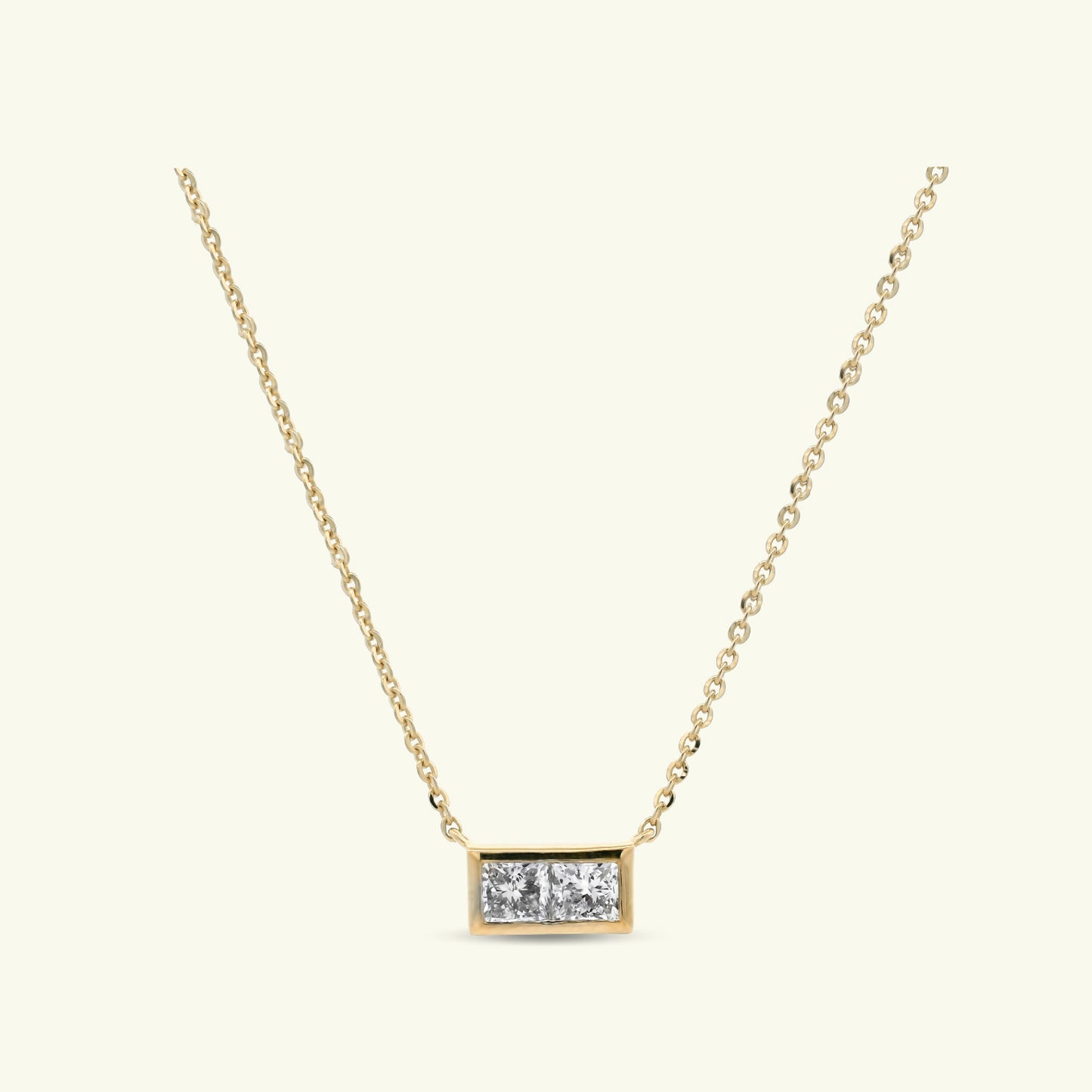 Aylen Arc Diamond Pendant and Chain
