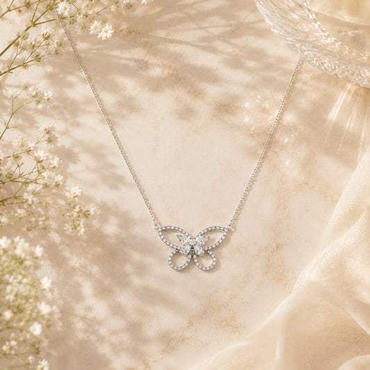 Drift Diamond Pendant and Chain