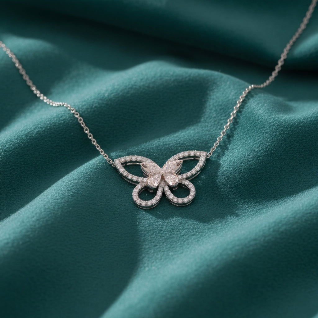 Drift Diamond Pendant and Chain