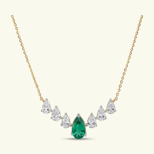 Seralya Drift Diamond Pendant and Chain
