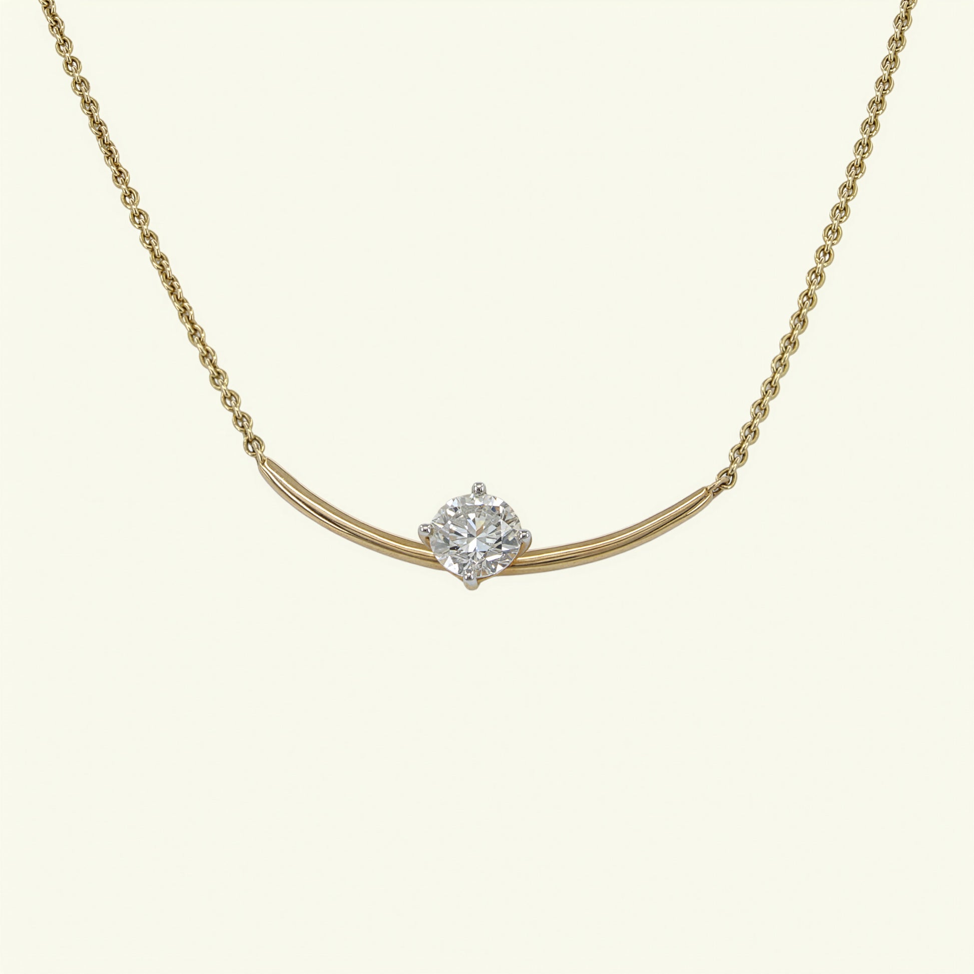 Avelis Crest Diamond Pendant and Chain