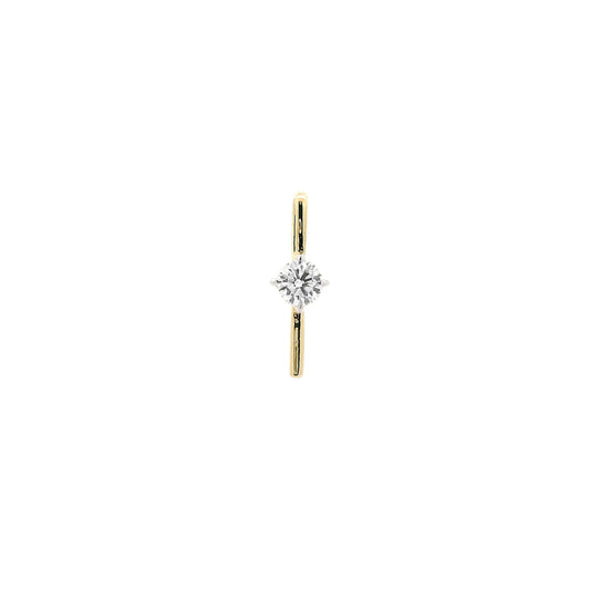 Nireth Solitaire Diamond Pendant with chain
