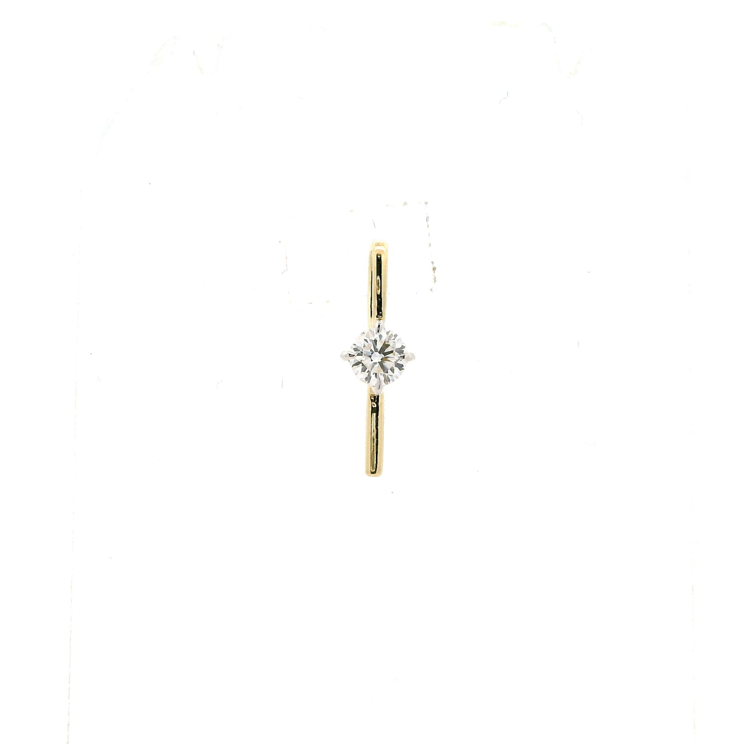 Nireth Solitaire Diamond Pendant with chain