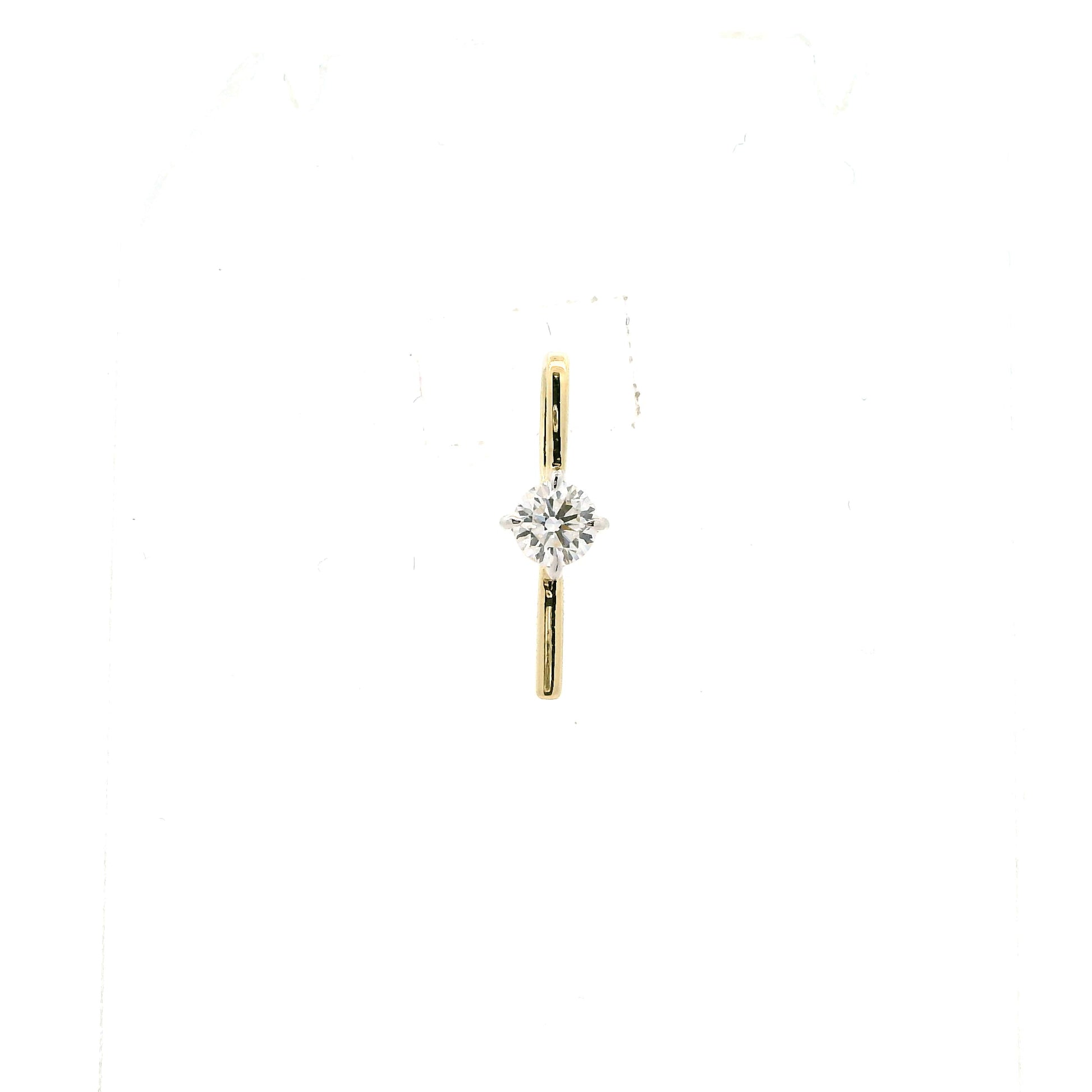 Nireth Solitaire Diamond Pendant with chain