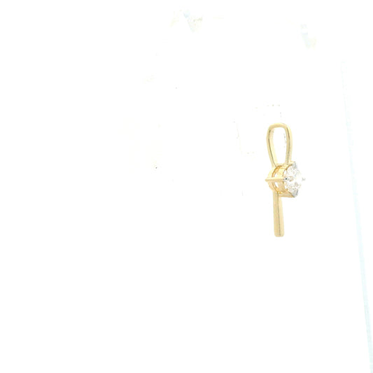 Nireth Solitaire Diamond Pendant with chain