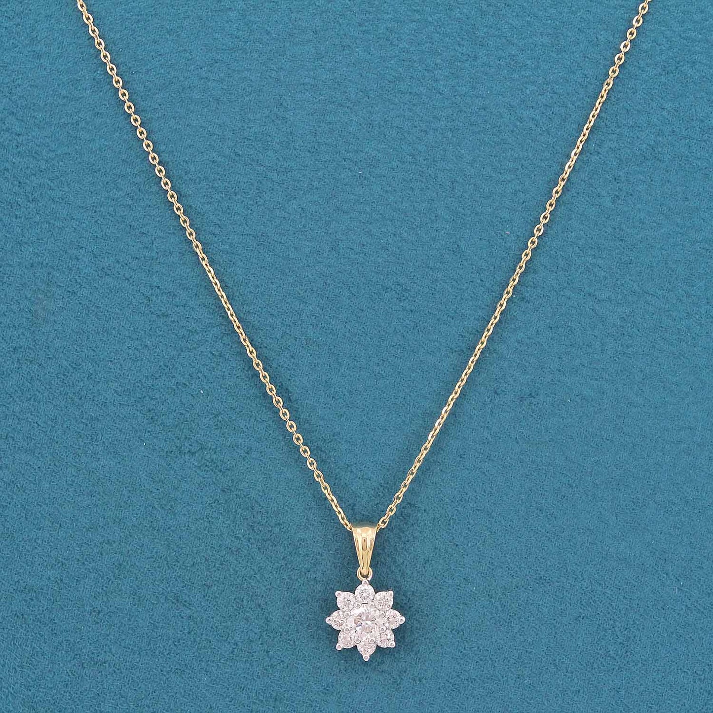 Rhisara Nakshatra Diamond Pendant  with chain