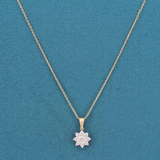 Rhisara Nakshatra Diamond Pendant  with chain