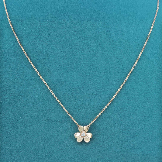 Elenith Solitaire Diamond Pendant with chain