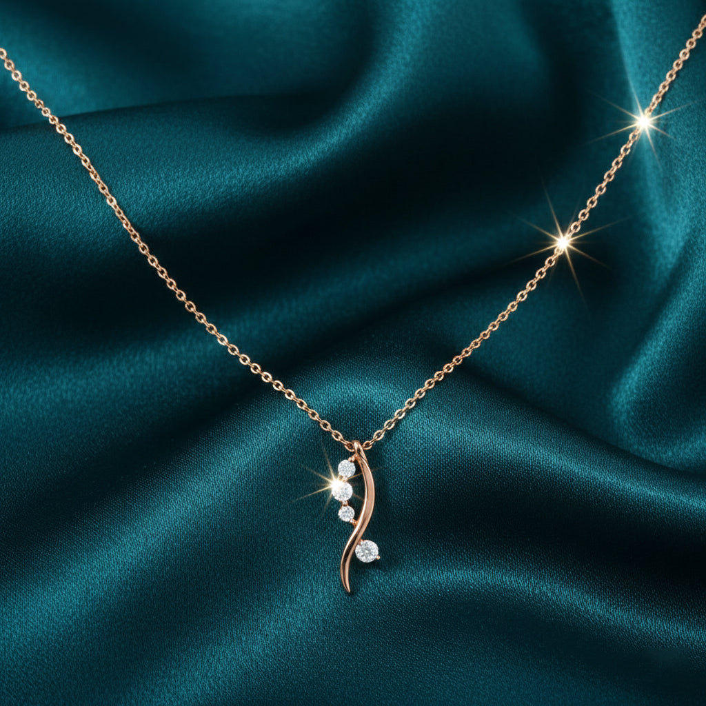 Salenne Diamond Pendant with chain
