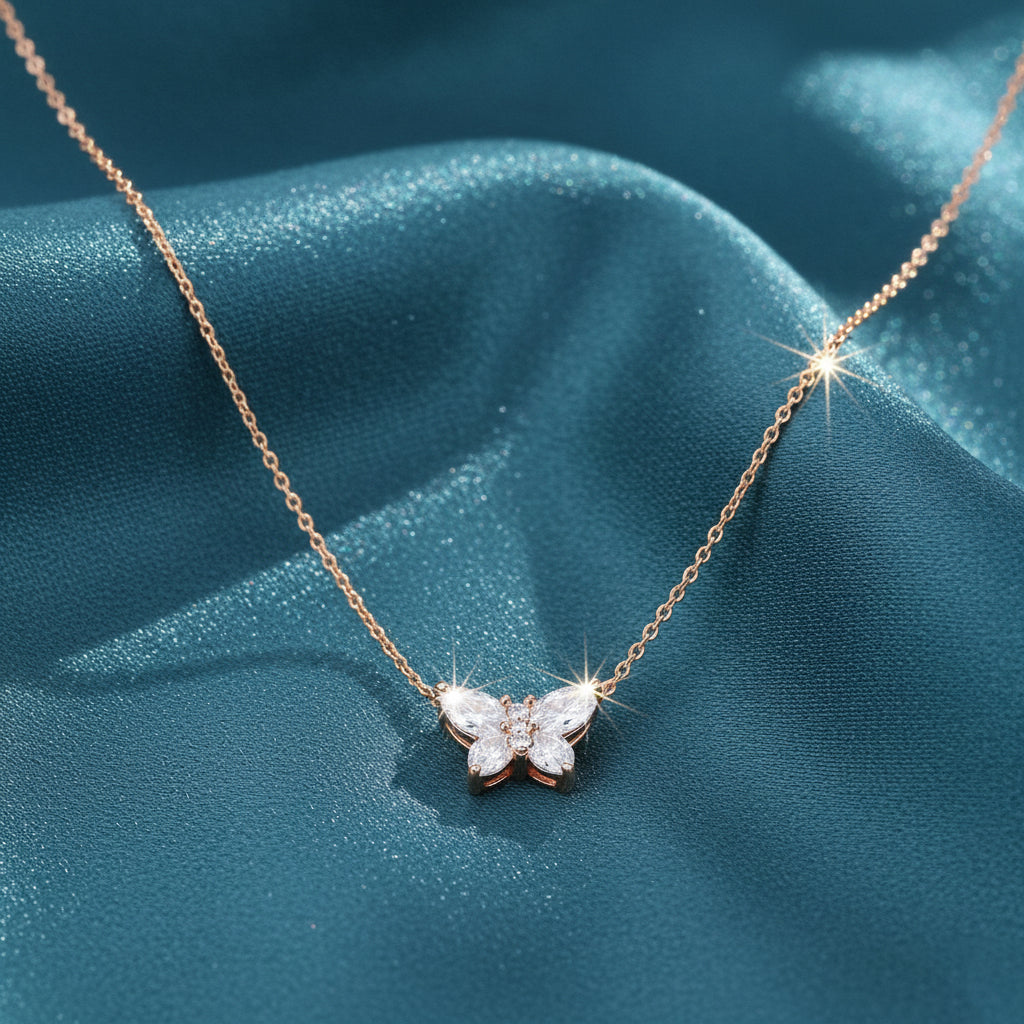 Firefly Icon Diamond Pendant with Chain