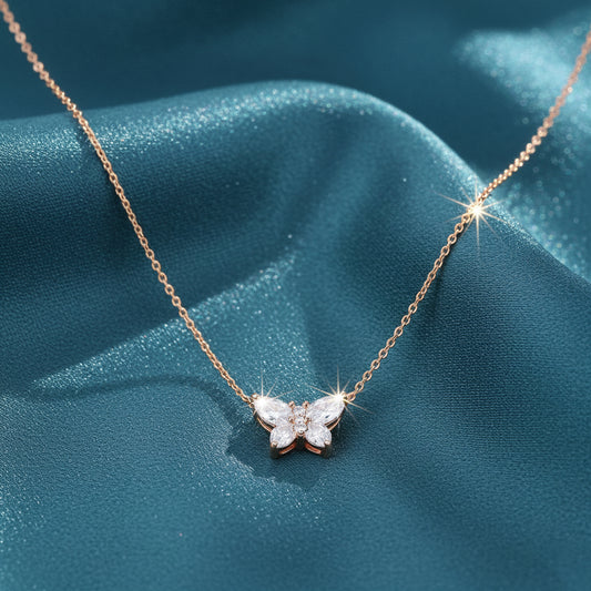 Firefly Icon Diamond Pendant with Chain