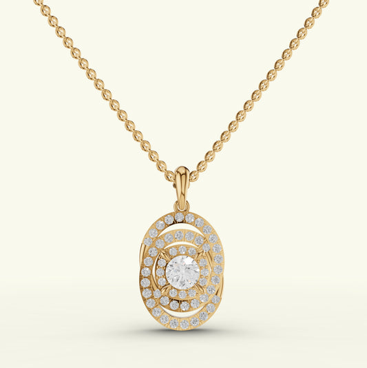 Lumea Solitaire Diamond Pendant