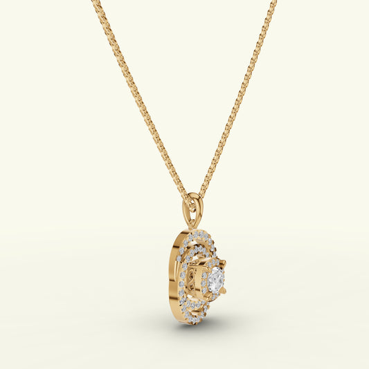 Lumea Solitaire Diamond Pendant