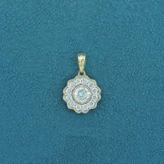 Nayela Floral Diamond Pendant