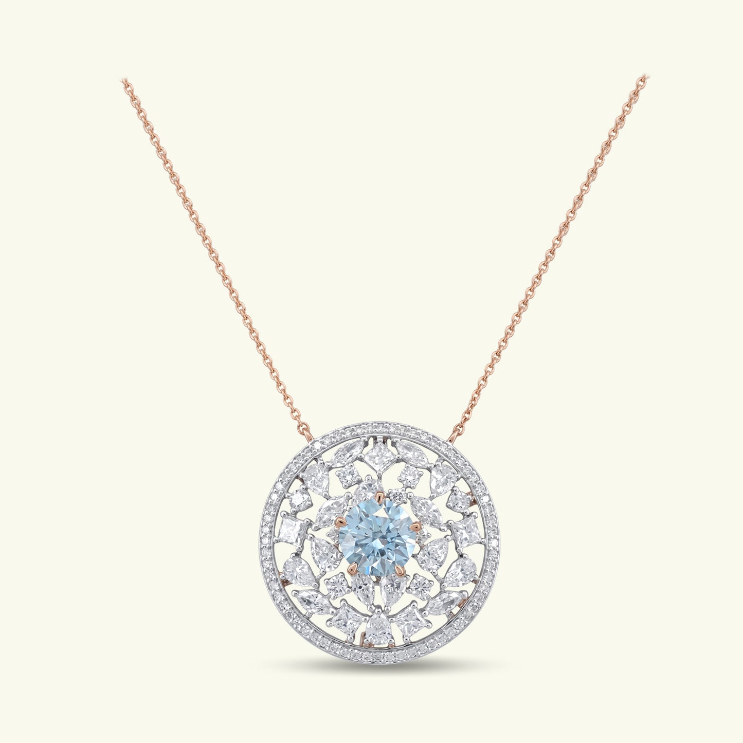 Arvielle Crest Diamond Solitaire Pendant