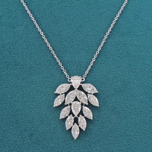 Selvora Arc Diamond Pendant
