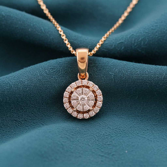 Elnia Halo Diamond Pendant
