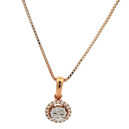 Elnia Halo Diamond Pendant