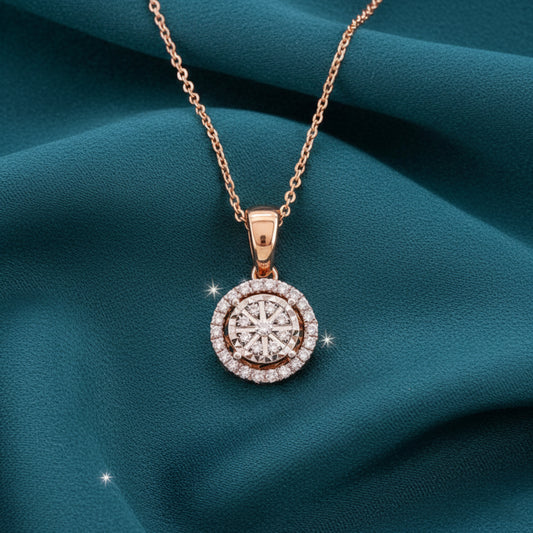 Verira Halo Diamond Pendant