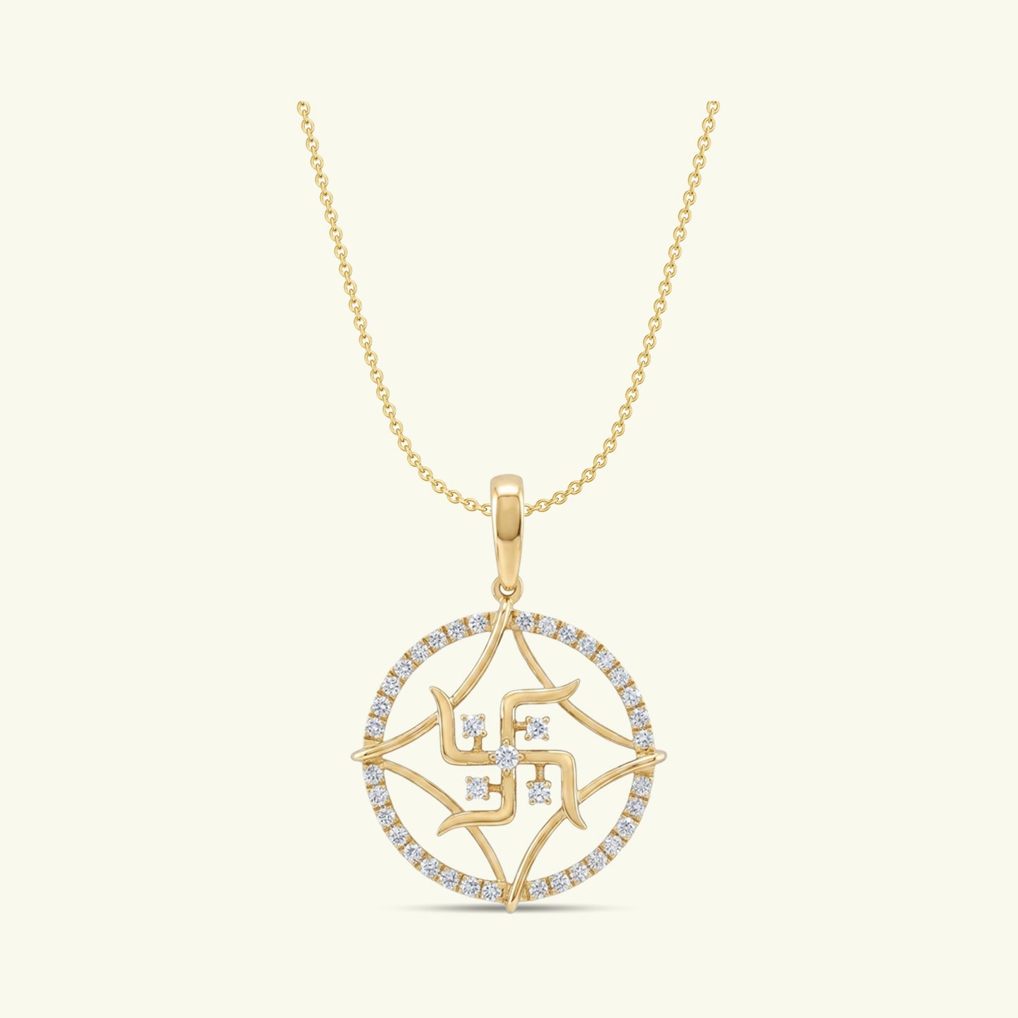 Ishira Religious Diamond Pendant