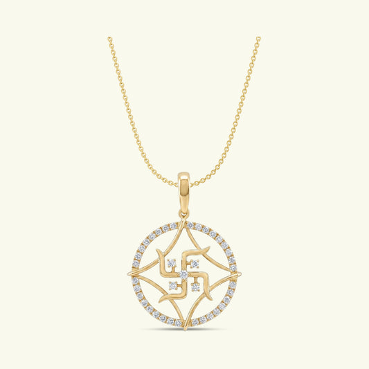 Ishira Religious Diamond Pendant