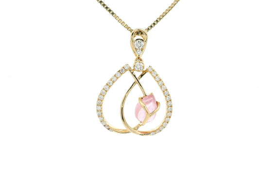 Zairen Prism Diamond Pendant