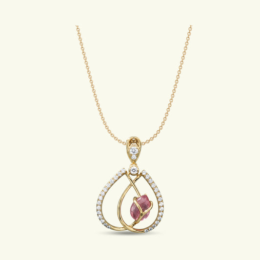 Zairen Prism Diamond Pendant