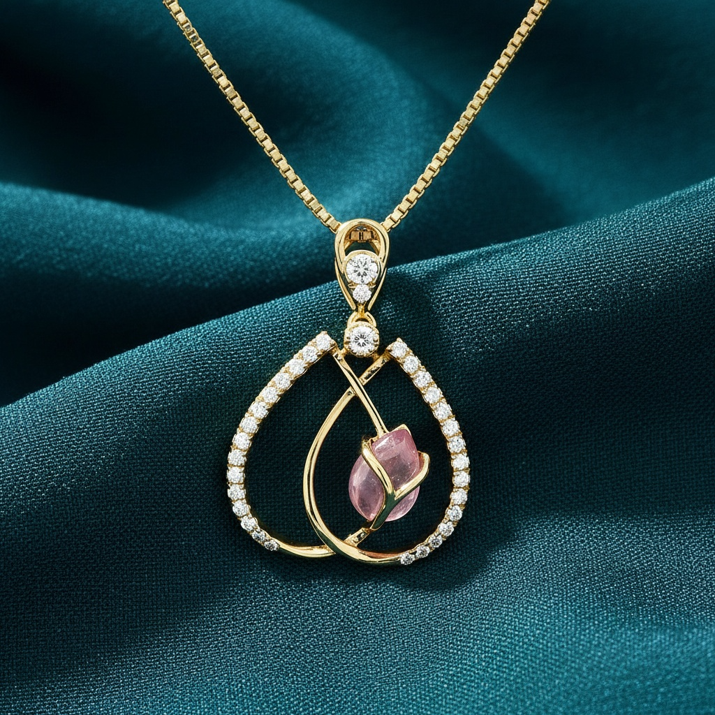 Zairen Prism Diamond Pendant