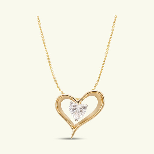 Yalisa Solitaire Diamond Pendant