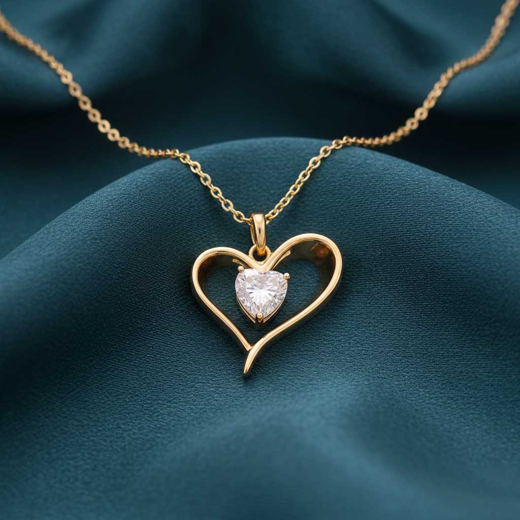 Yalisa Solitaire Diamond Pendant