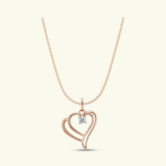 Taryna Solitaire Diamond Pendant