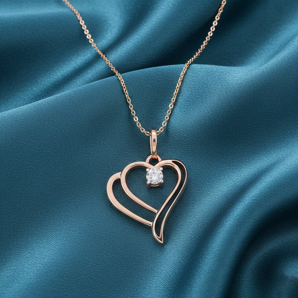 Taryna Solitaire Diamond Pendant