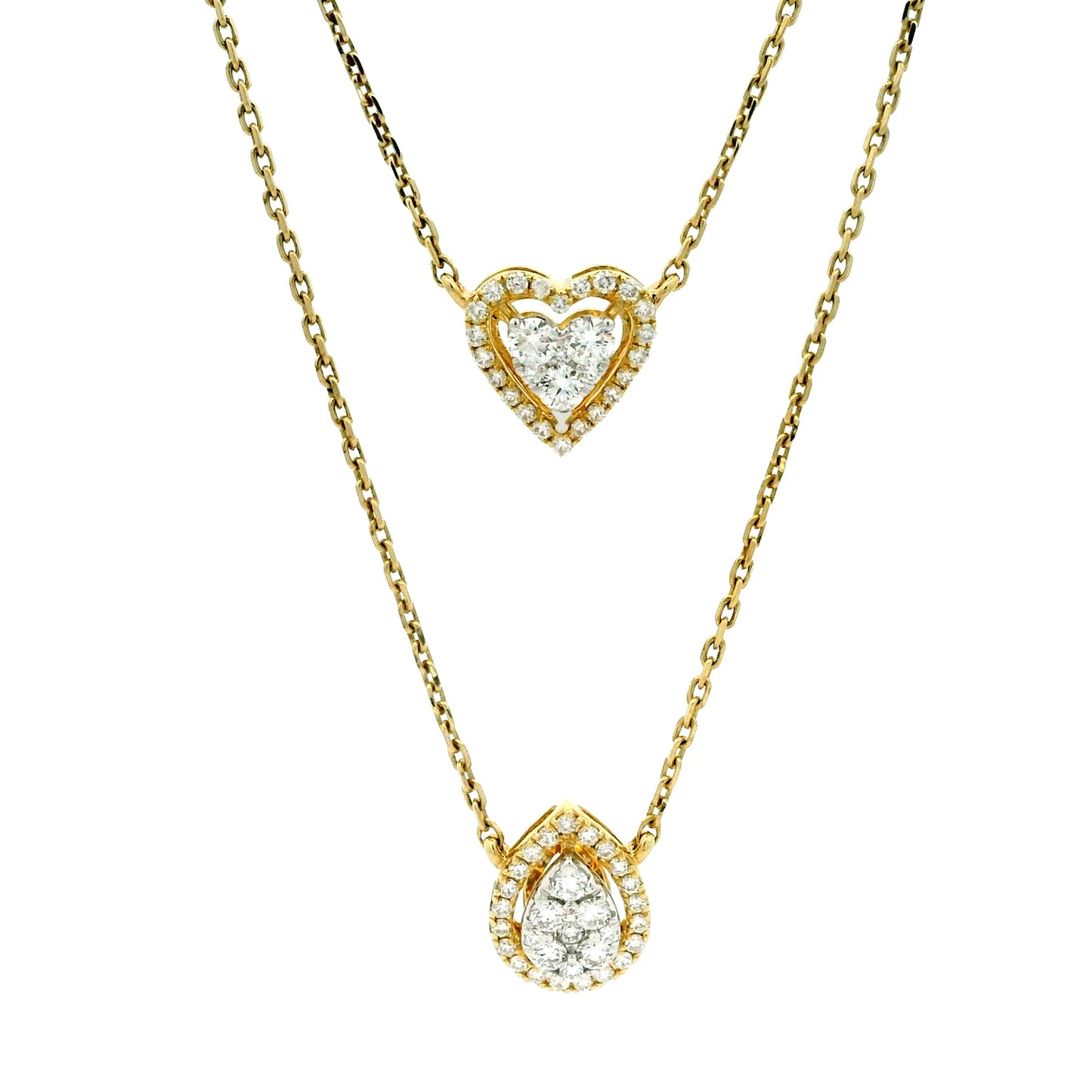 Elantra Halo Diamond Pendant