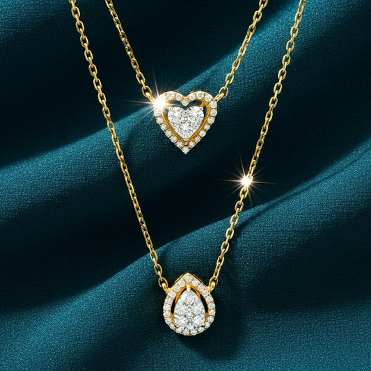 Elantra Halo Diamond Pendant