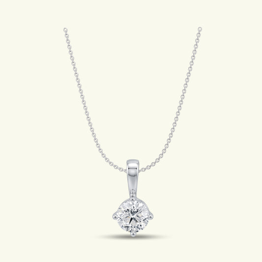 Aralya Solitaire Diamond Pendant