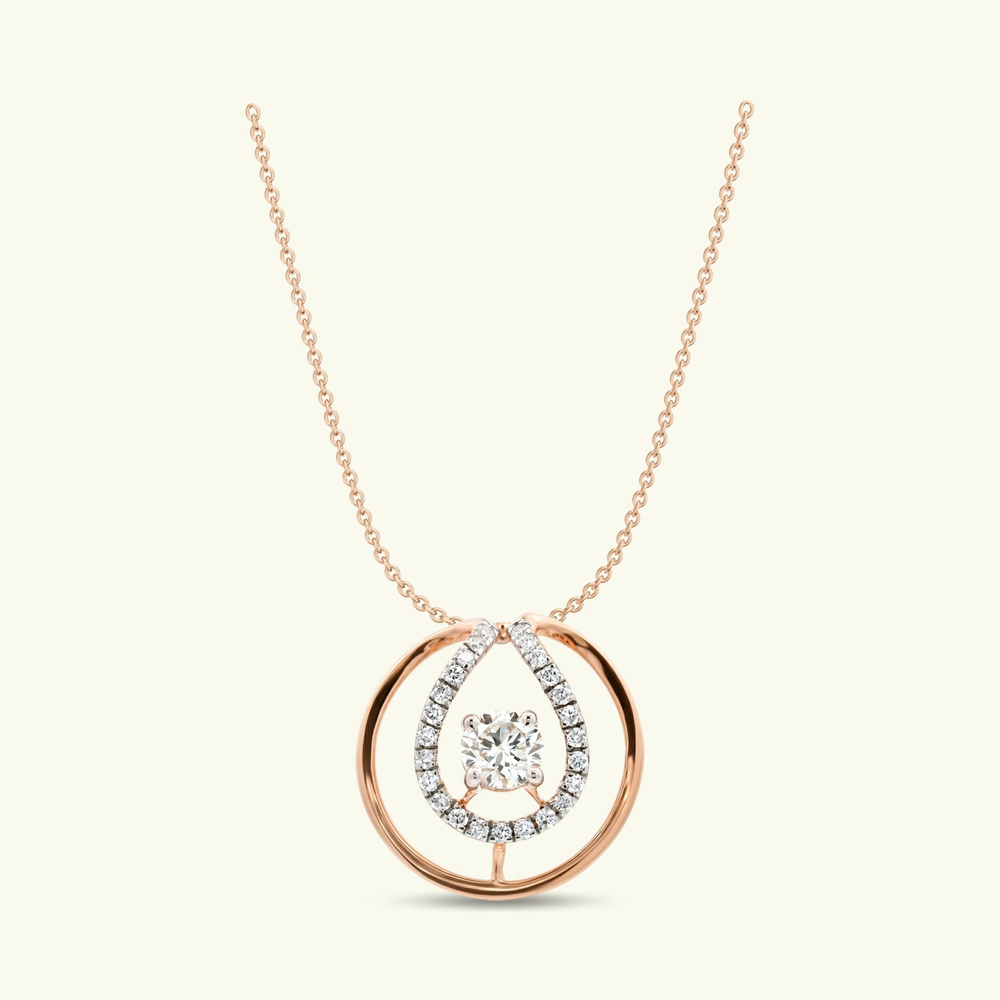 Seraya Solitaire Diamond Pendant