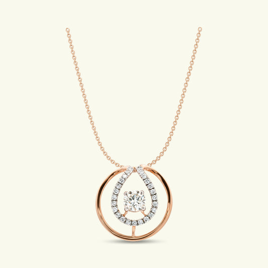Seraya Solitaire Diamond Pendant