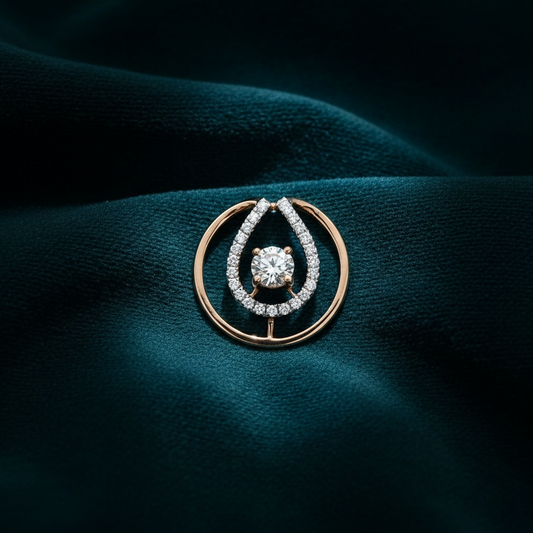 Seraya Solitaire Diamond Pendant