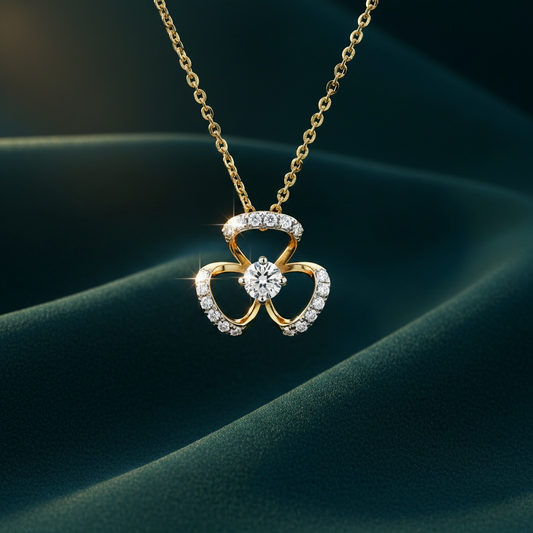 Alaira Petal Diamond Pendant