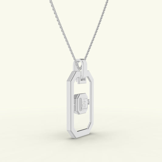 Zayth Diamond Mens Pendant