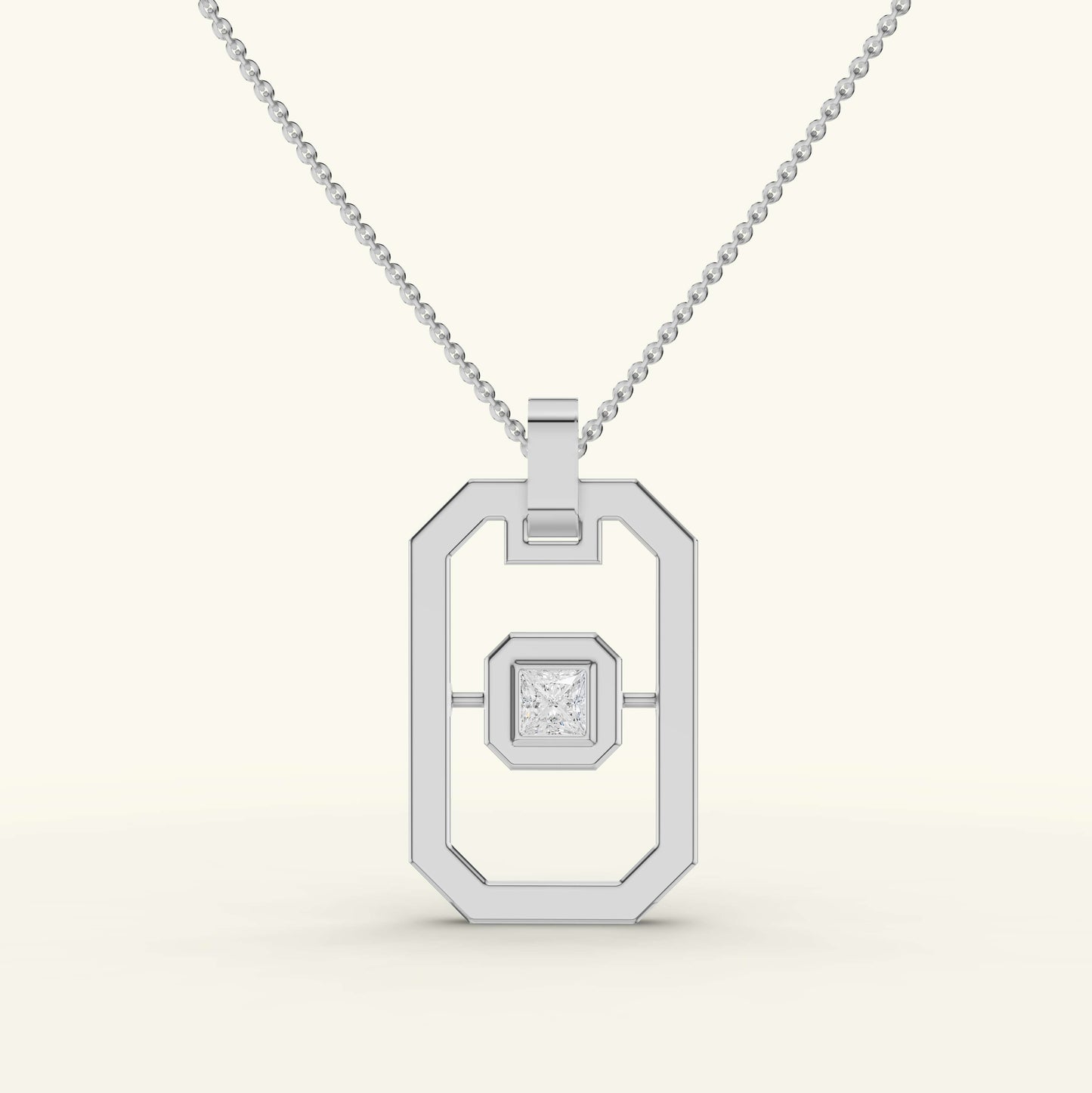 Zayth Diamond Mens Pendant