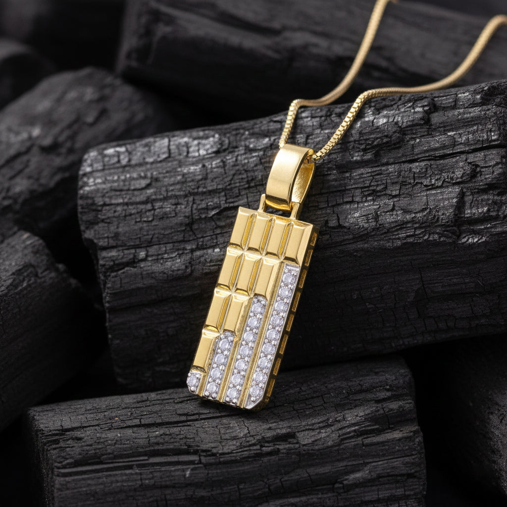 Elvren Diamond Mens Pendant