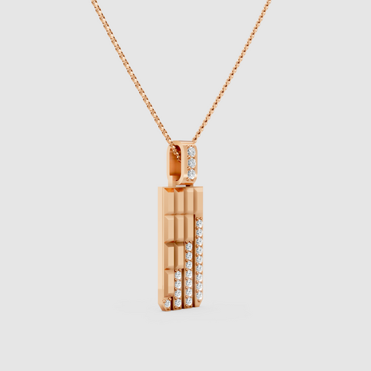 Elvren Diamond Mens Pendant