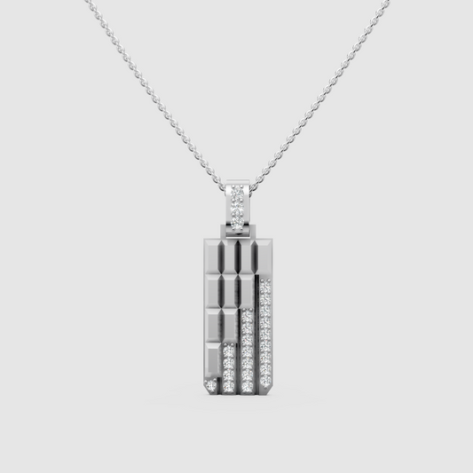 Elvren Diamond Mens Pendant